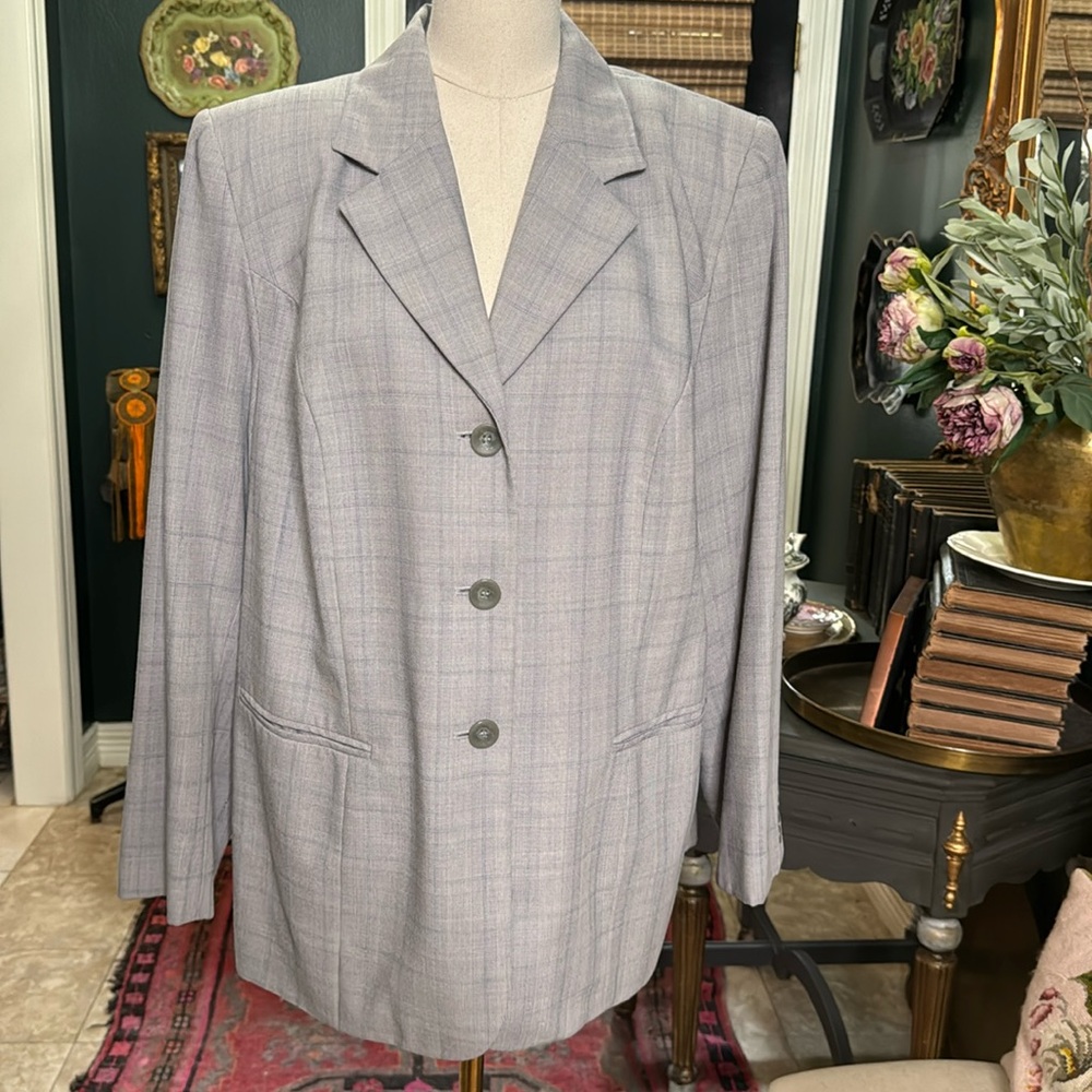 August Max Woman plaid jacket - Picture 1 of 5